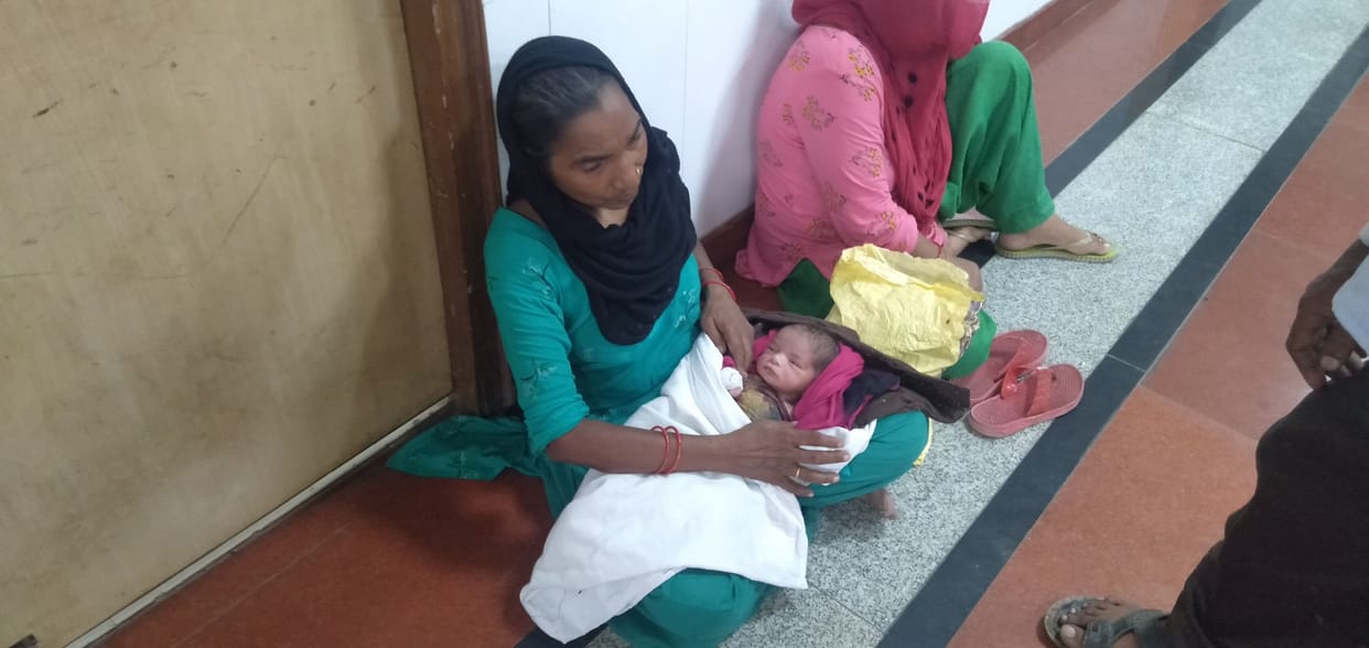 Even after the arrangement, the newborn was referred