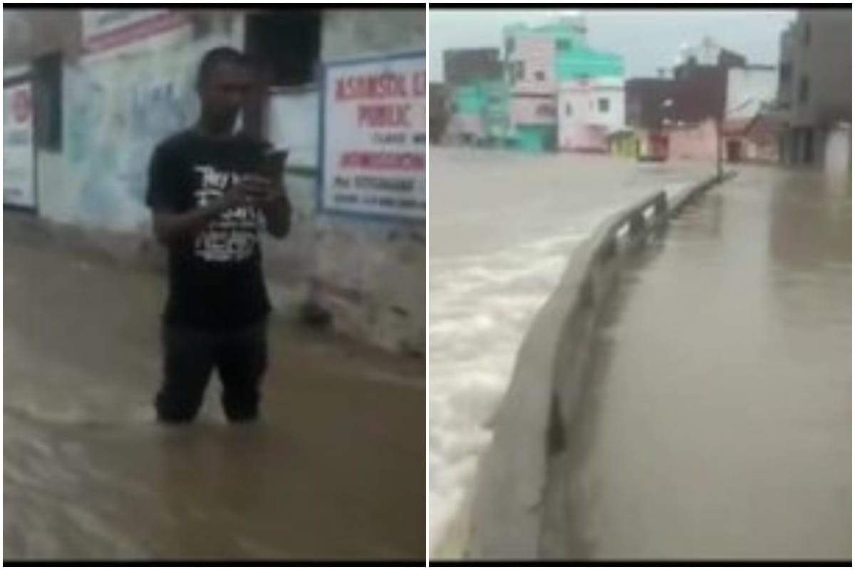 West Bengal: Rainwater entered houses in some low-lying areas of Asansol