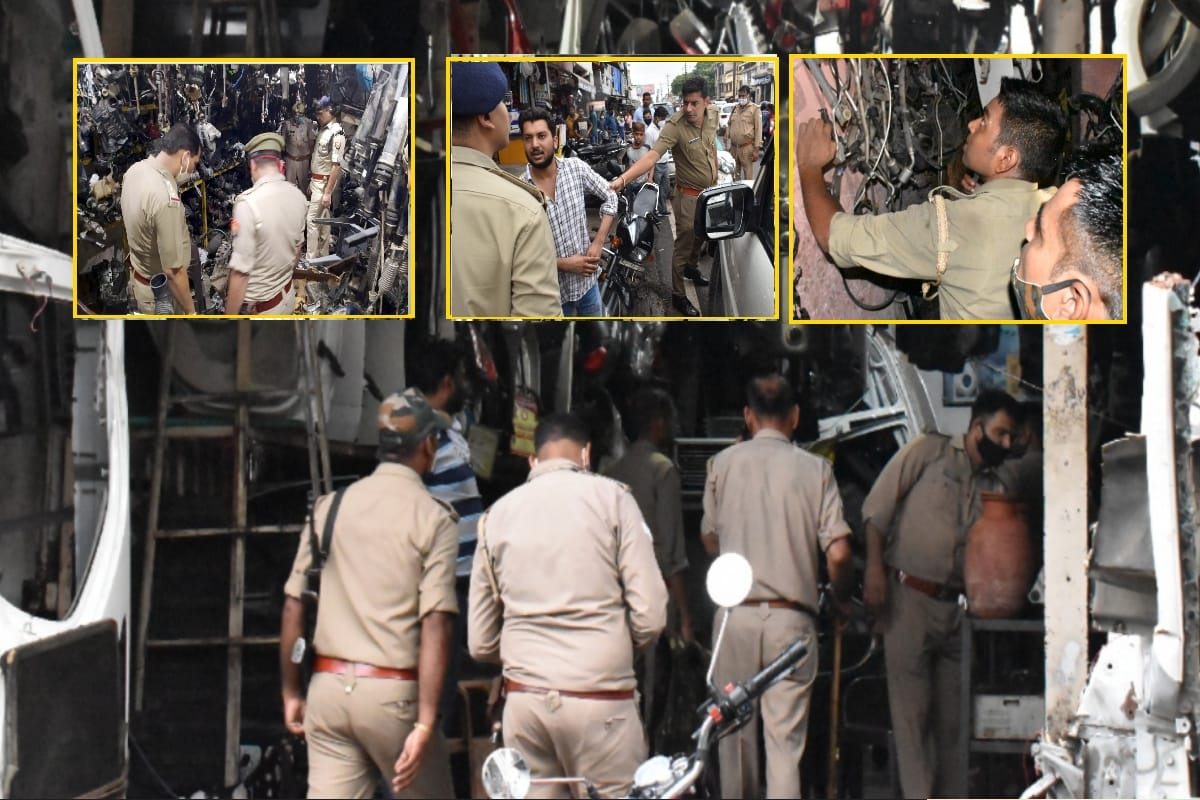 Sotiganj Meerut : police unable to break the network of scrap traders, many warehouses are in nerrow streets