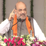 मिर्जापुर:  जनसभा को संबोधित करते गृहमंत्री अमित शाह