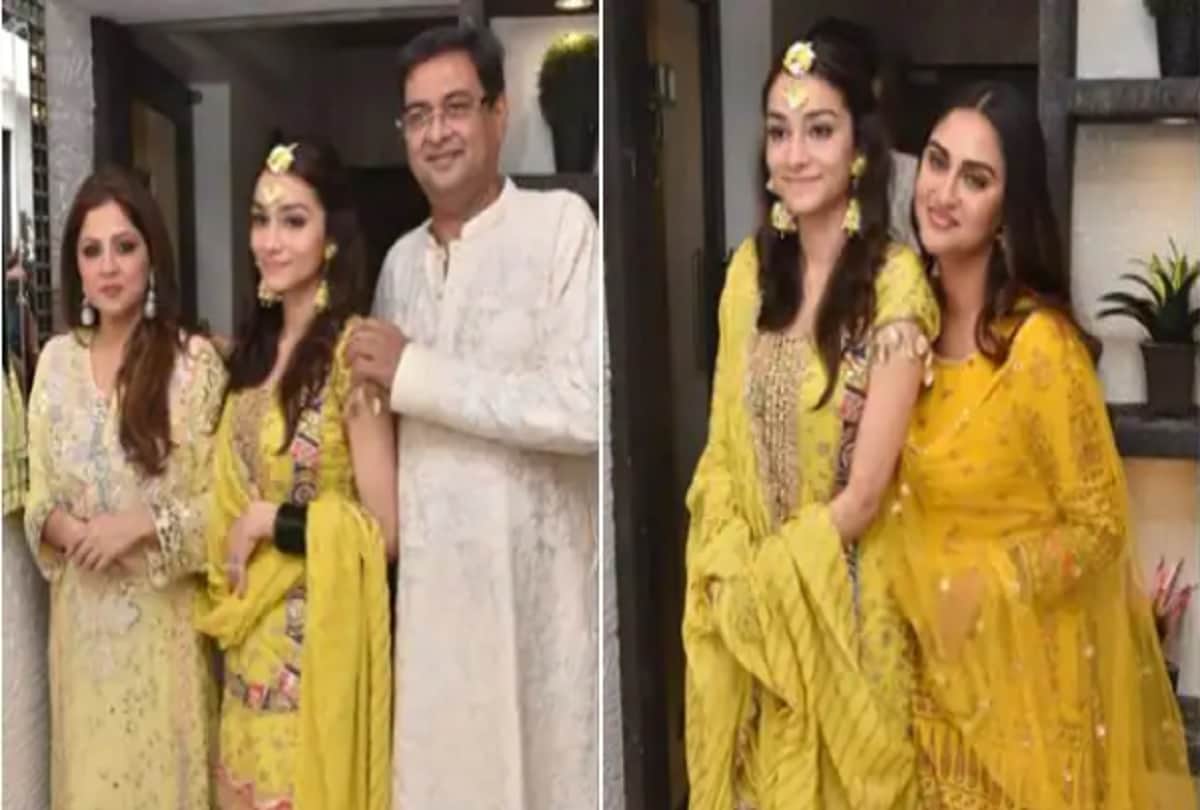 Rumi Jaffery daughter Alfia Jaffery mehendi ceremony Rhea Chakraborty and Krystle D’Souza
