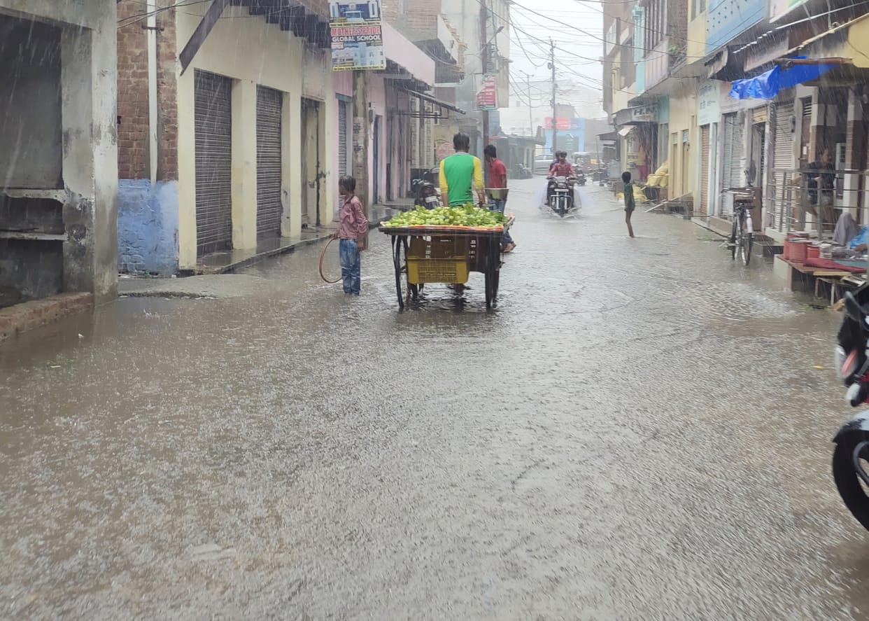 14 days of rain in 31 days of July, figure reached above average