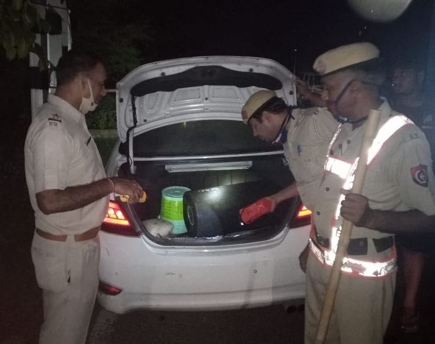 1786 vehicles were checked, 59 deducted challans and 6 impounded