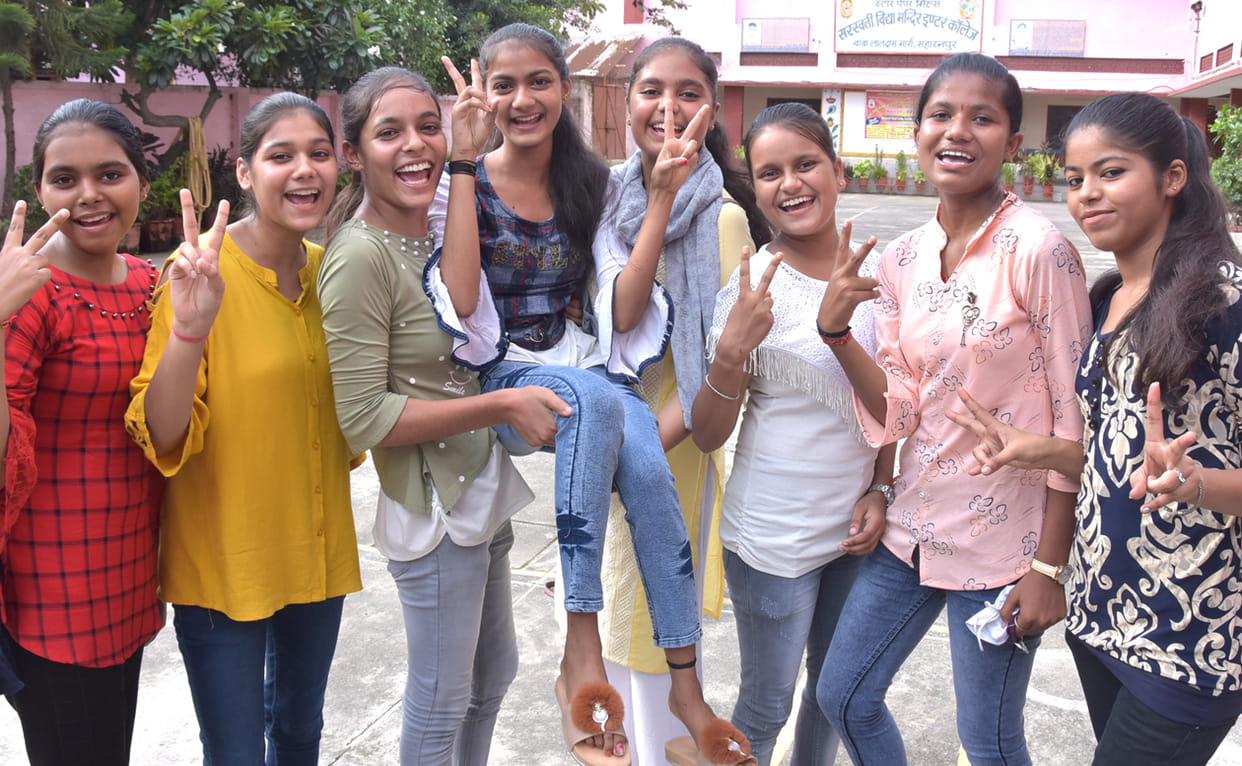 Exam results declared, students jump with joy