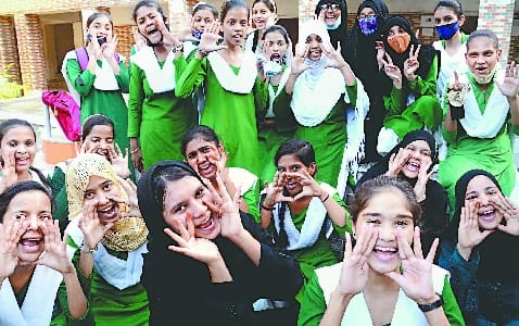 Celebration of cent percent result for the first time
