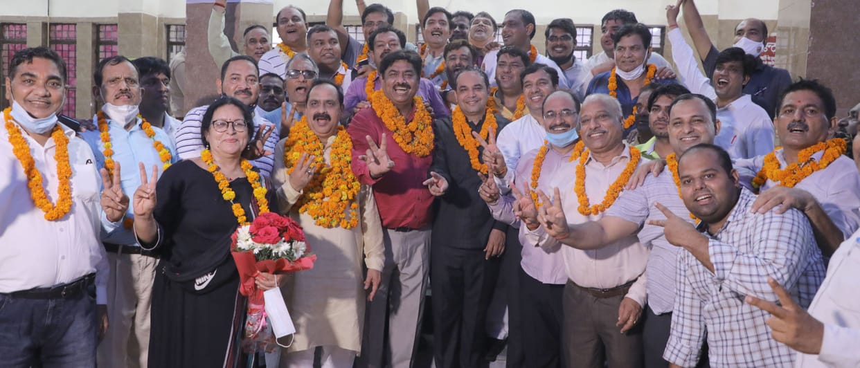 Yogendra Sharma's entire panel got victory in Phonarwa election