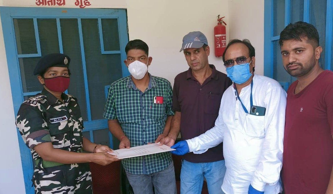 Covid test in Jhulaghat