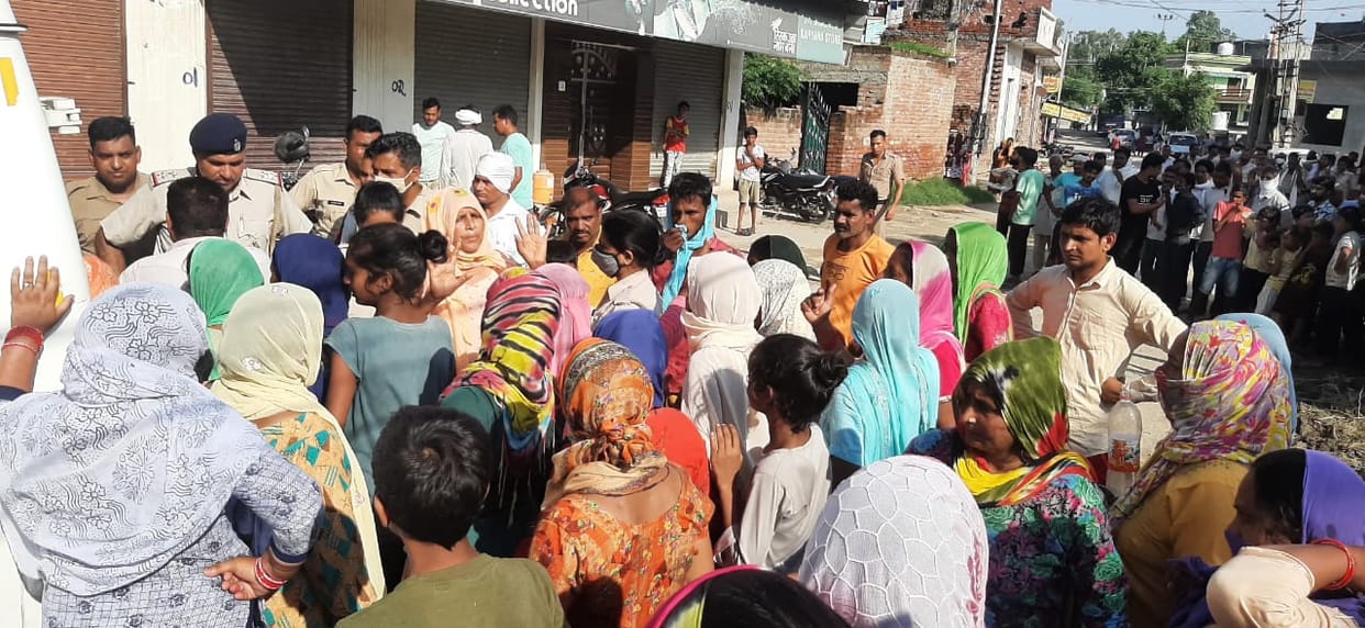 Jam was imposed by refusing to cremate the dead body of the young man, Yamunanagar
