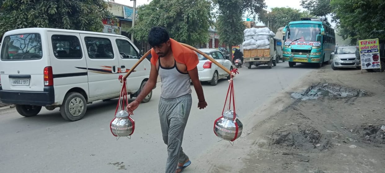 Despite the ban, Shiva devotees are bringing Kanwar