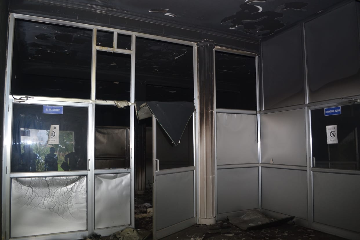 Stock of medicines worth lakhs burnt to ashes