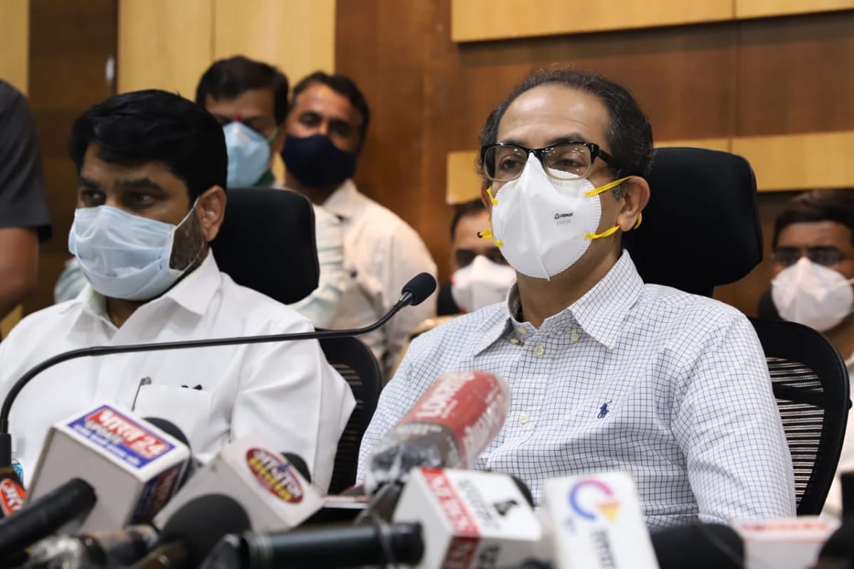 Maharashtra CM Uddhav Thackeray slammed BJP and said language of intimidation would not be tolerated after a BJP MLA threatened to demolish Shivsena Bhawan