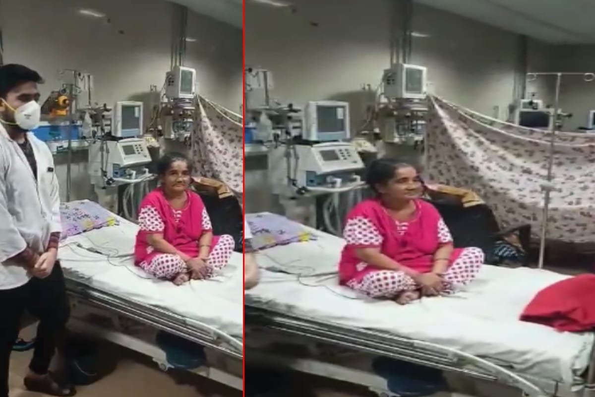 longest treatment of Kovid went in Meerut, 45-year-old woman returned home after hundred days treatment