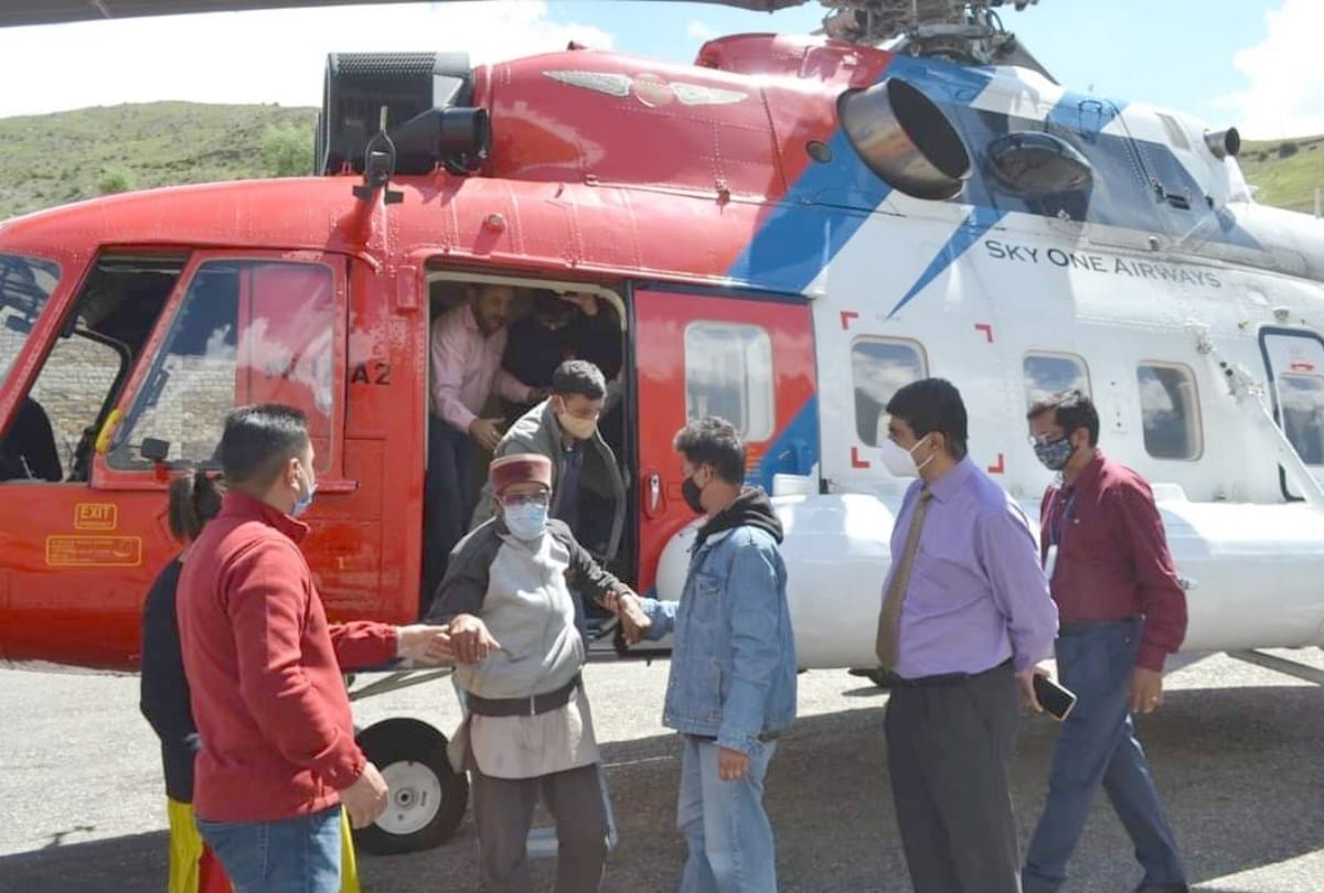 Jai Ram Thakur did aerial inspection of flood affected areas took stock of damage