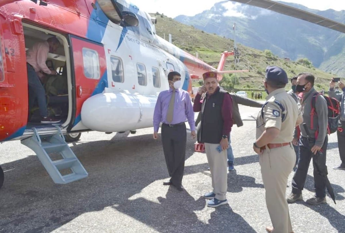 Jai Ram Thakur did aerial inspection of flood affected areas took stock of damage