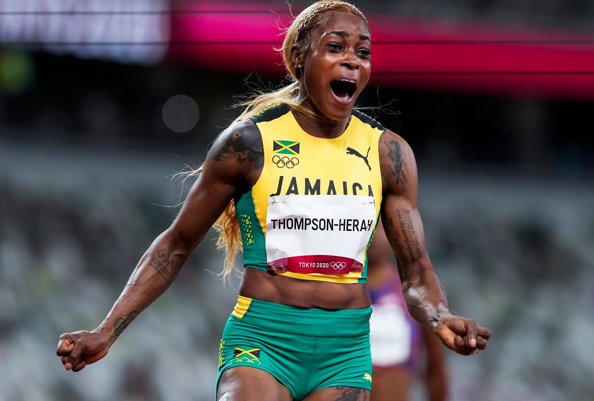 Tokyo Olympics 2021 Jamaican sprinter Elaine Thompson Herah wins women 100m race breaks Flo Jo Olympic record