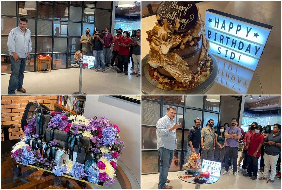 Siddharth Roy Kapur celebrates birthday with Raja Menon and Arshad Sayed