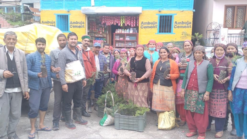 mashnu vullage people plant tree