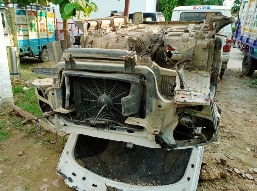 Tata Sumo body and parts recovered