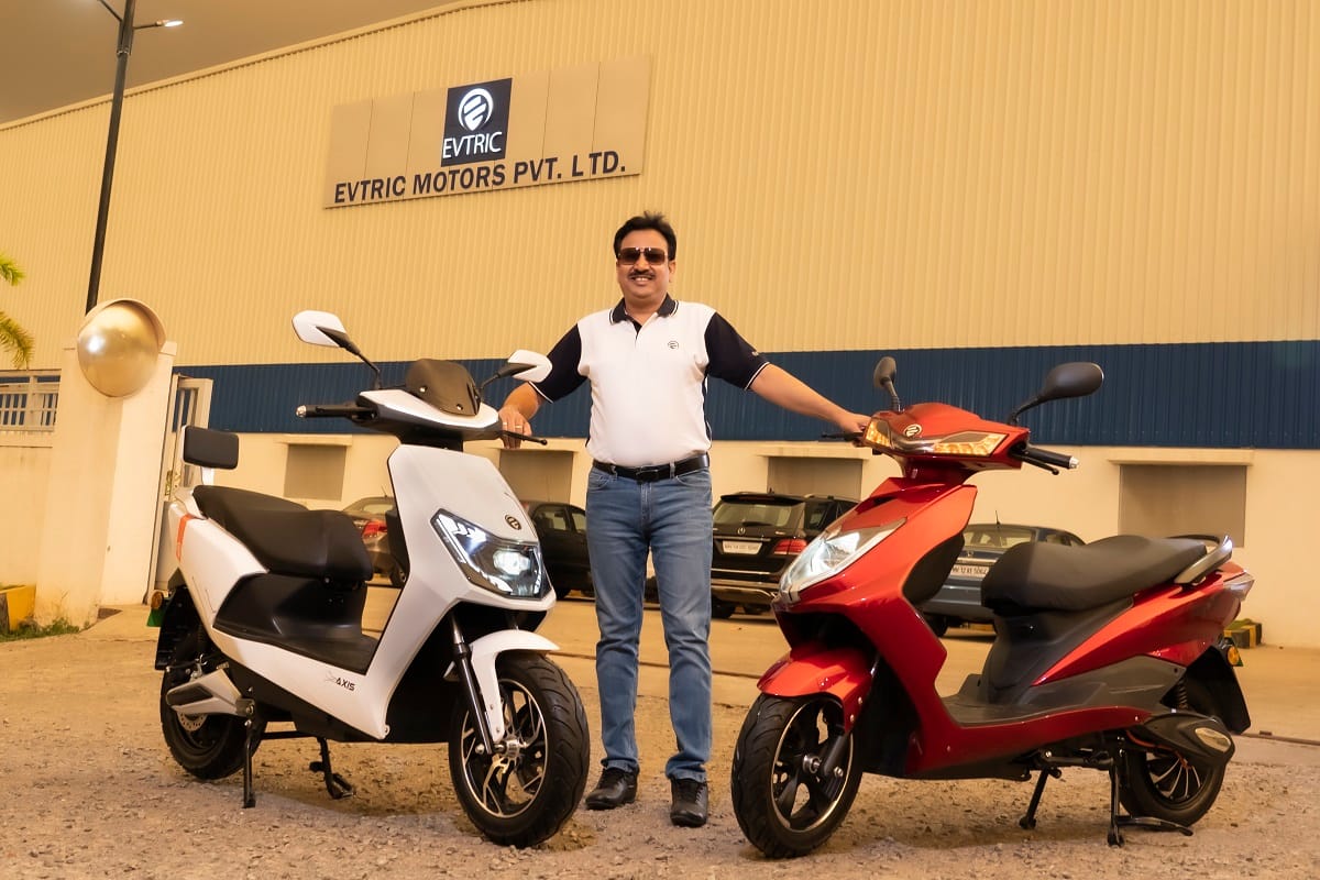 EVTRIC Motors unveiled its first B2B Electric Delivery Scooter EVTRIC Connect at EV Expo 2021