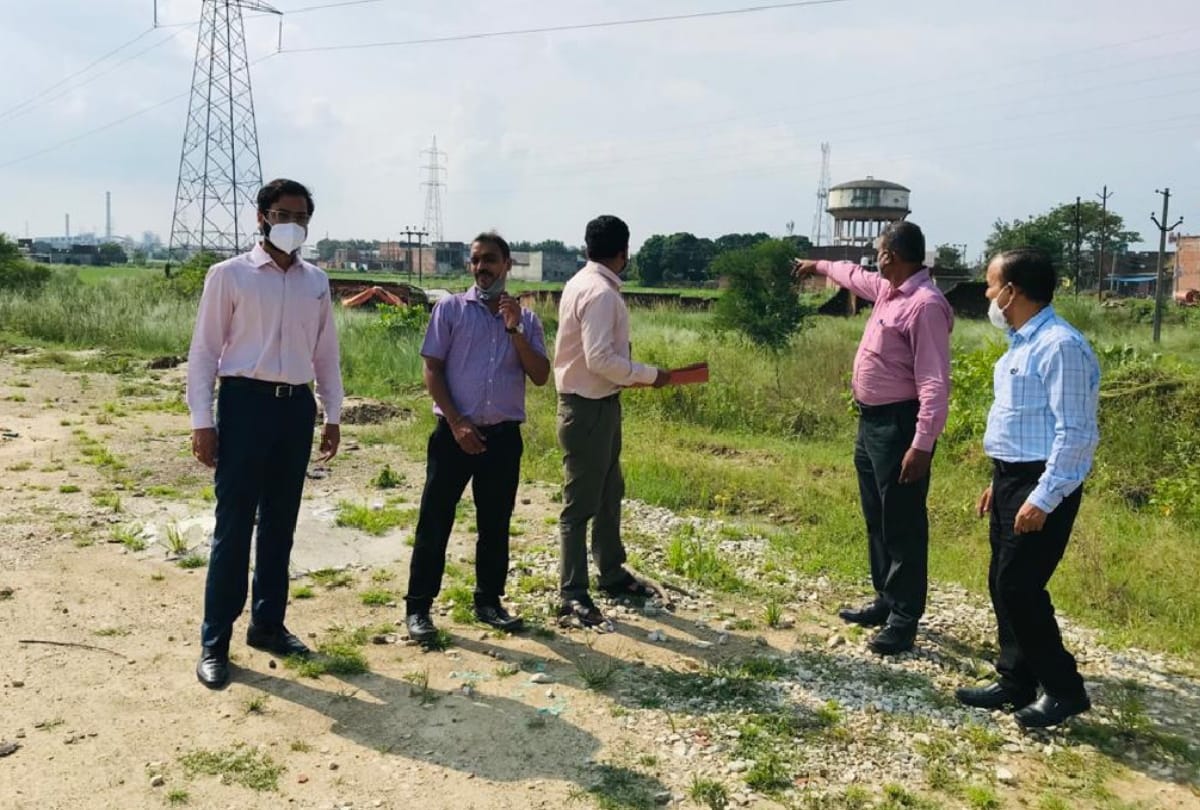 Central team inspected for flatted factory in gorakhpur