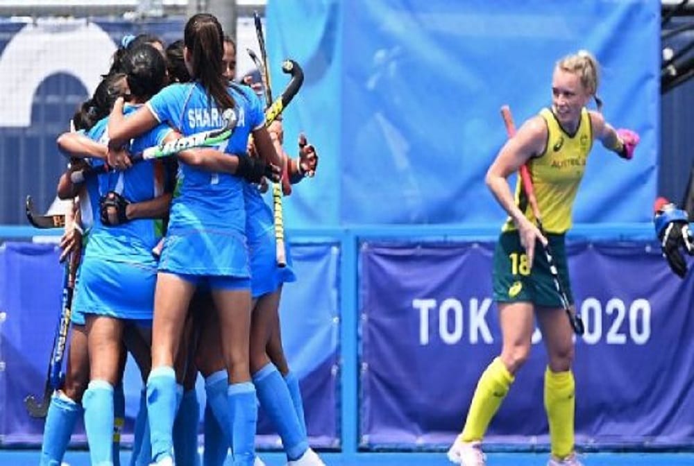 Tokyo Olympics 2021 Indian women hockey team beat australia by 1-0 and reached semifinal of women hockey for first time in history