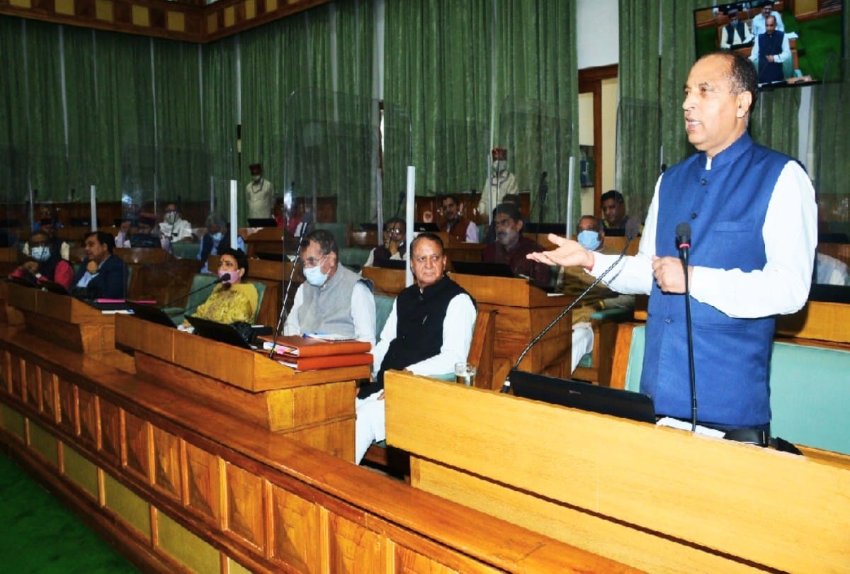 cm jairam thakur statement over Virbhadra Singh in himachal assembly monsoon session
