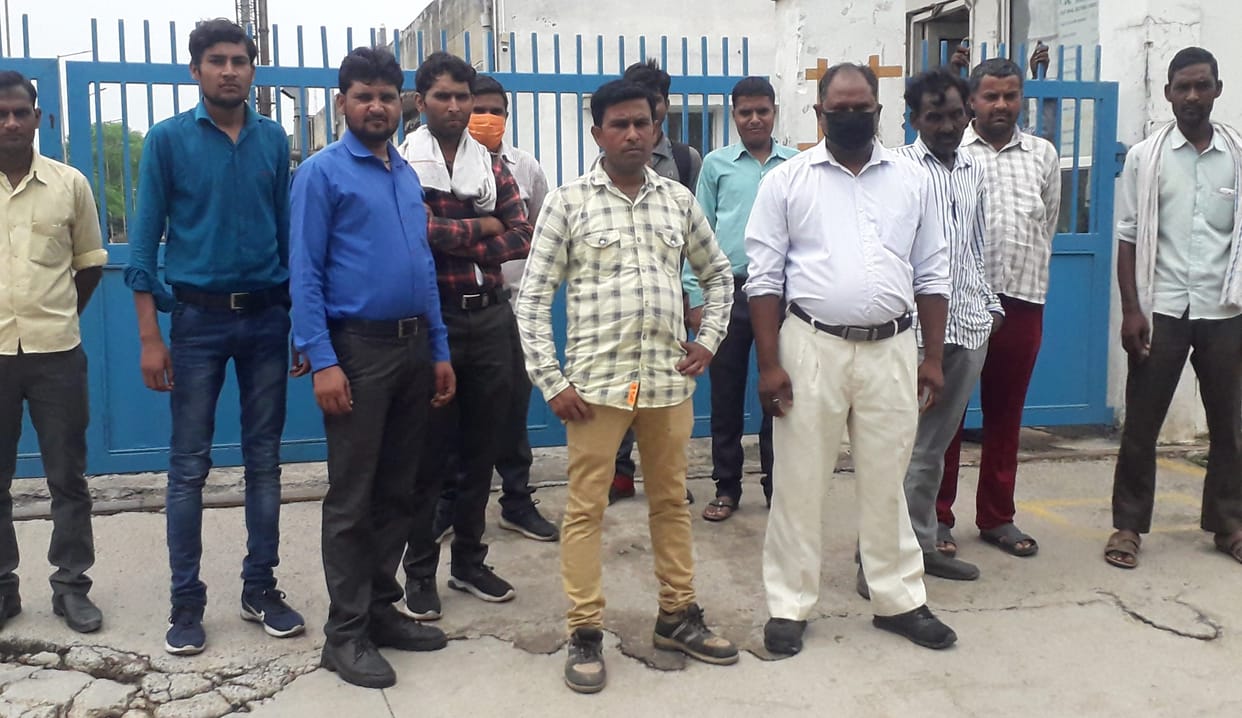 Work was done till July 7, the company was locked on eight