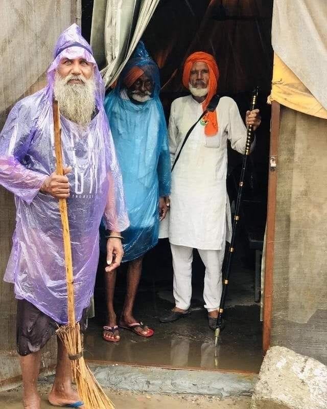 crpf caddet argument Farmer protest