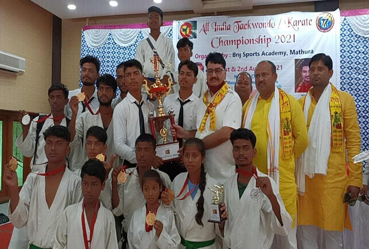 Mathura team won Taekwondo and Karate competition Championship