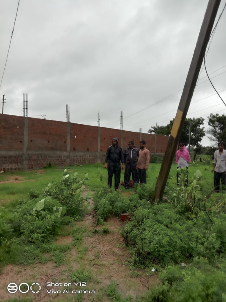 electric line damaged, power cut in 56 village for 16 hours