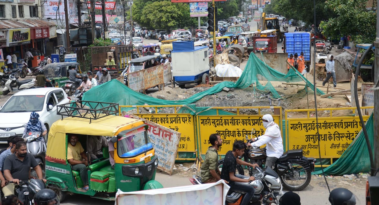 jaam in various place of city