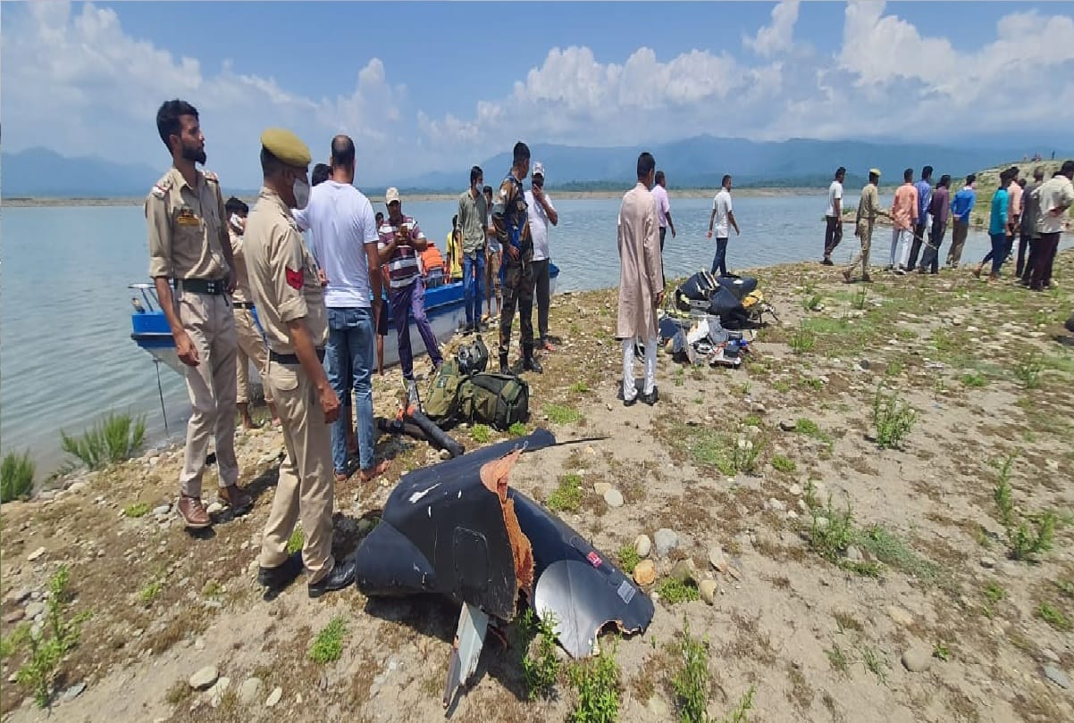 army Chopper crash in Kathua near Purthu Jammu and Kashmir