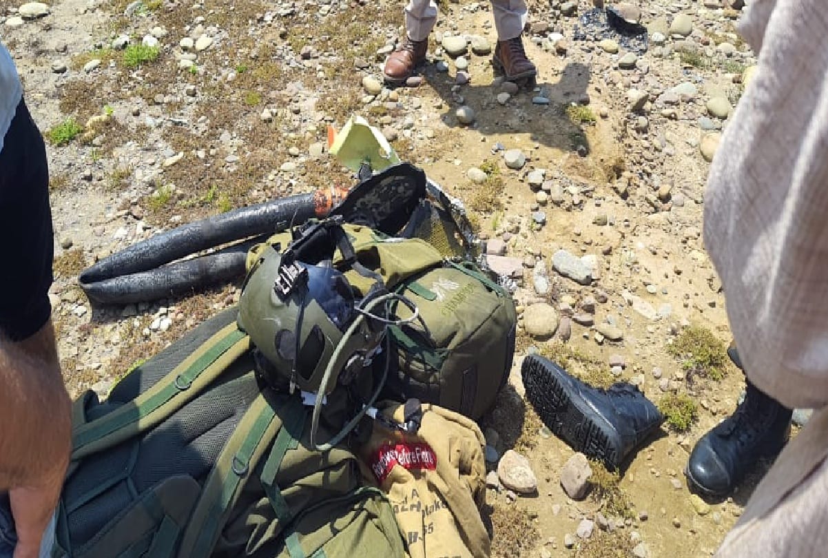 army Chopper crash in Kathua near Purthu Jammu and Kashmir