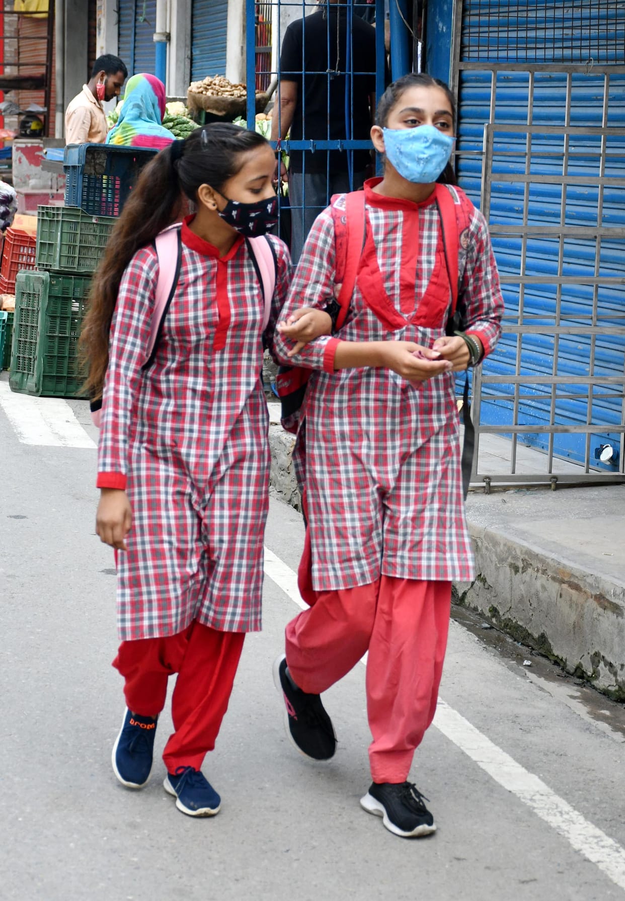 Day 1: 65 percent students reached school