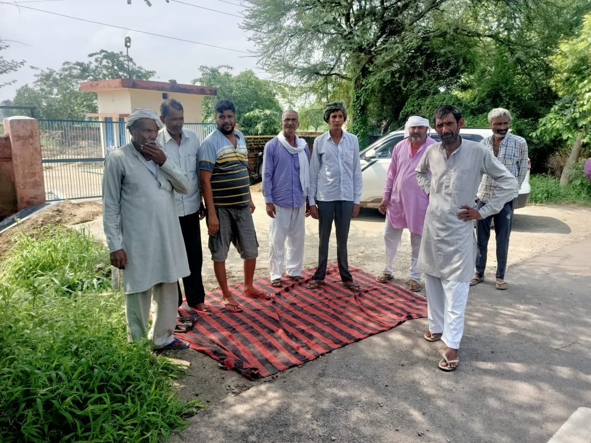 Farmer's crop ruined due to sewer water