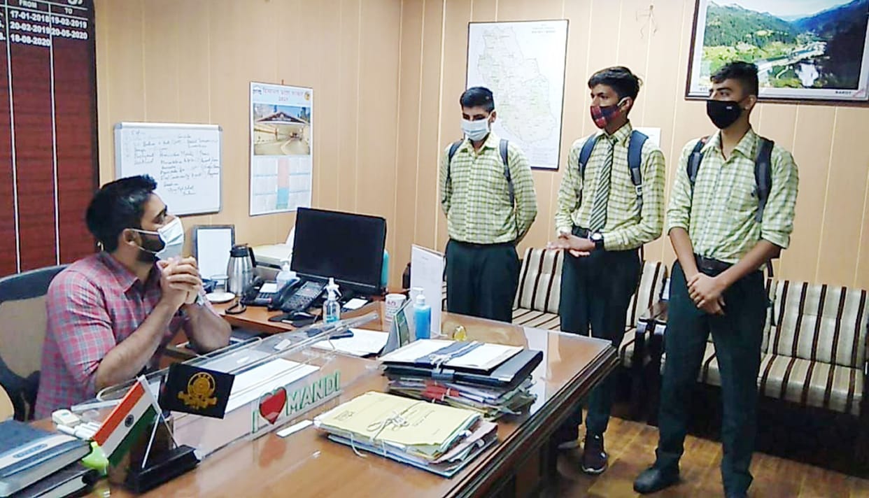 Students protest against under construction parking