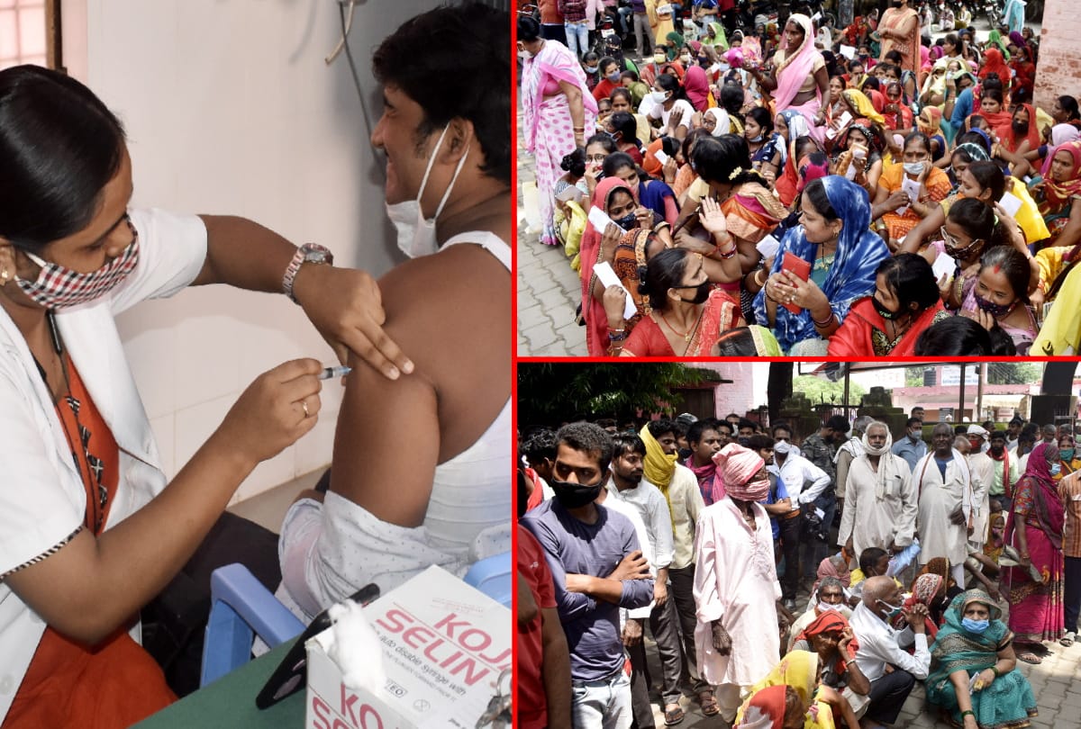 target of 60 thousand was set record 61897 got  vaccine of Covid