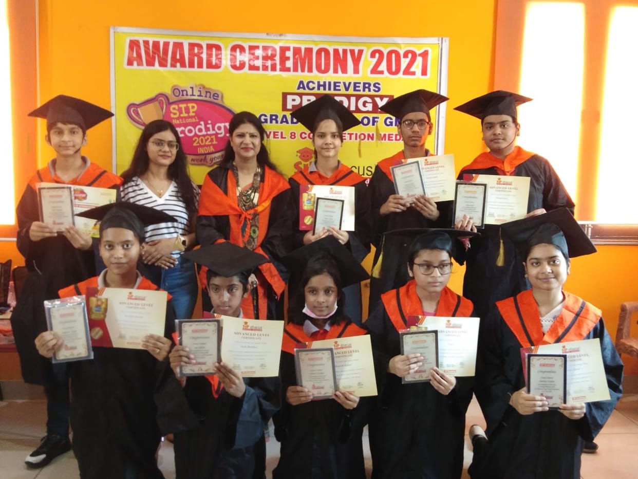 55 students got the graduation degree of abacus