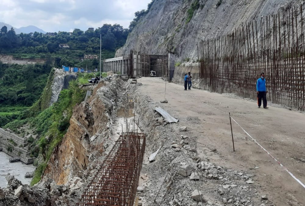 Uttarakhand Weather Update Today: Gangotri highway 50 meter Area Collapse after Heavy Landslide photos