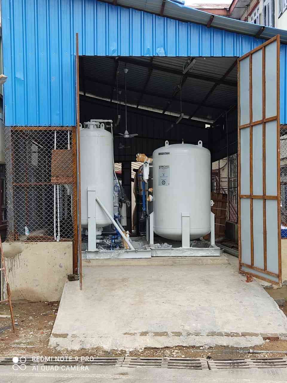 Every bed of the hospital will be connected to the oxygen supply pipeline