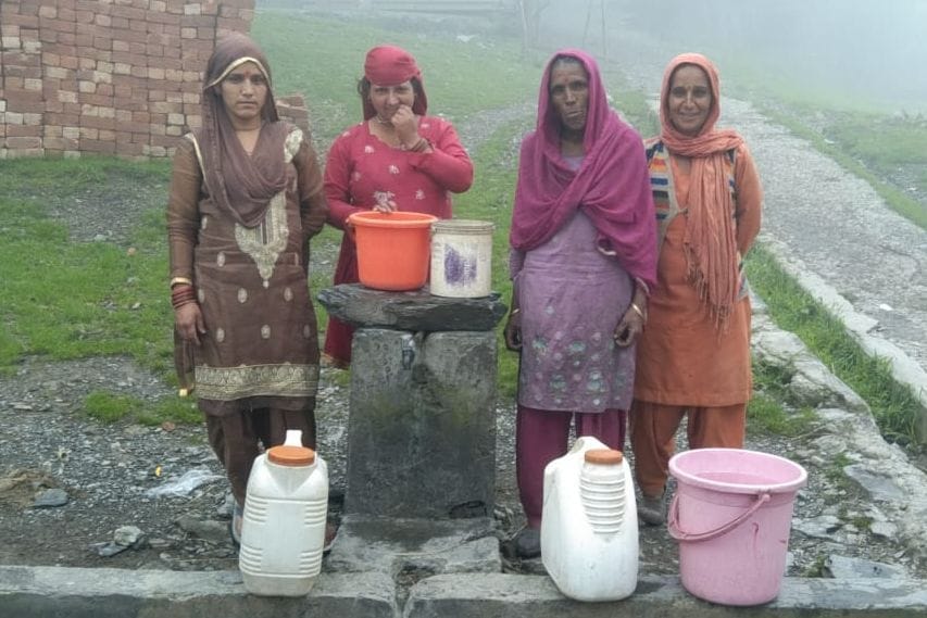 Water scarcity in Chadida, Pukhar and Nuala