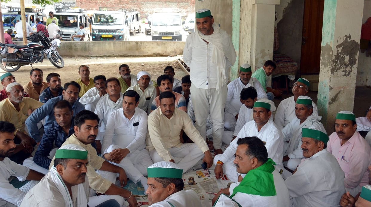 BKU divisional in-charge reviewed the Mahapanchayat