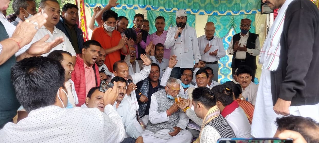 Protest in Jageshwar