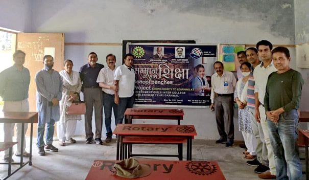 Rotary Club presented essential materials to the school