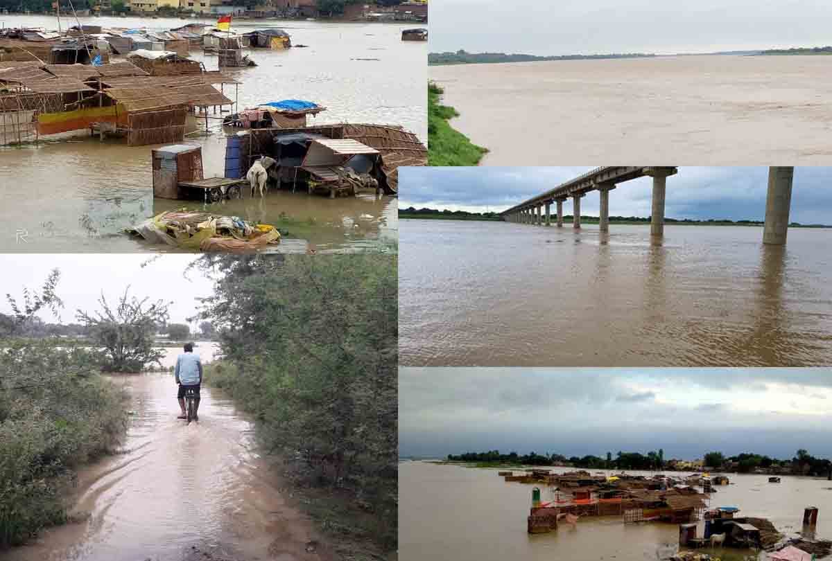 UP: Rivers overflowing in Auraiya, Farrukhabad, Chitrakoot and Kanpur dehat, flood threat, water entered many villages