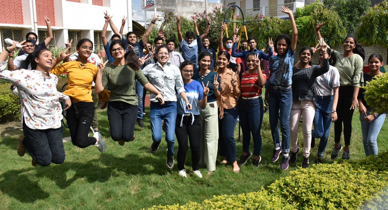 JBA's Ayushi became the topper with 99.8 percent marks