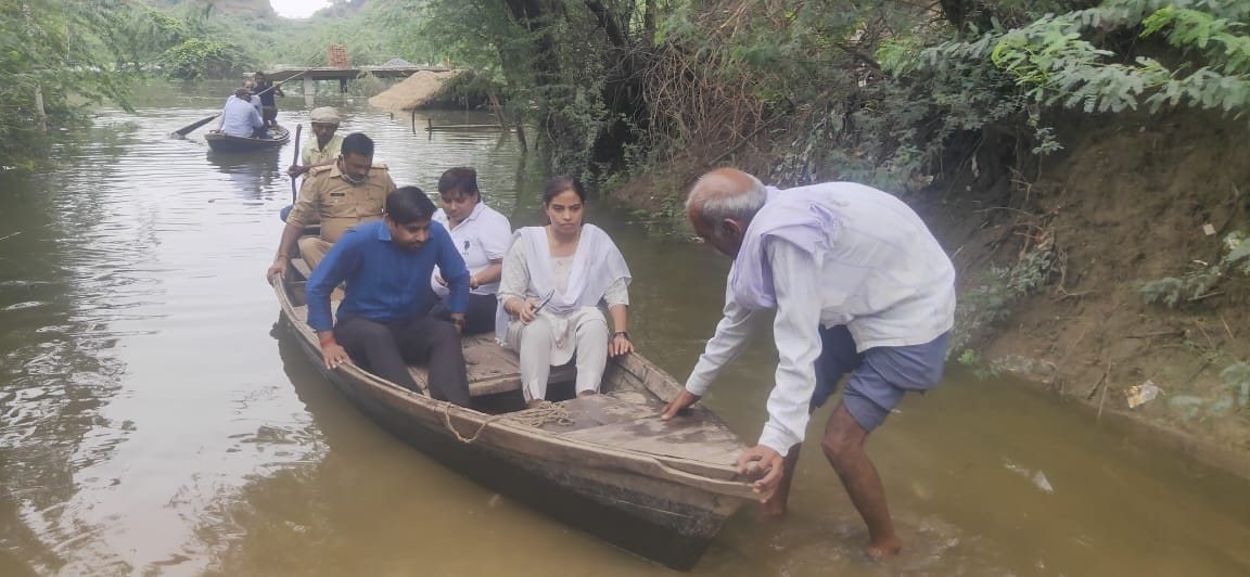 water logging in villages