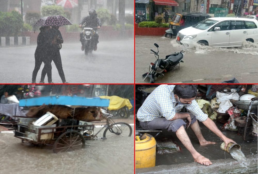Uttarakhand weather Update: Waterlogging in dehradun many places after Heavy rainfall photos