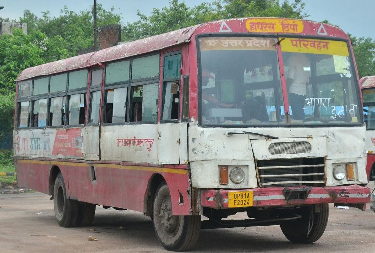 Amar Ujala Investigation Road Ways Buses Found Broken Headlight And Glass