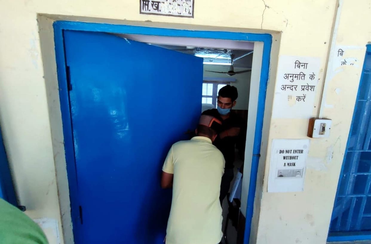 Villagers locked AE and JE in the office